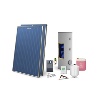 Zestaw solarny Premium Large AL. (2x KSG 27, wym. 300 l. folia PVC)